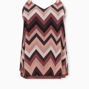 Chevron Patterned Sleeveless Top torrid Sophie